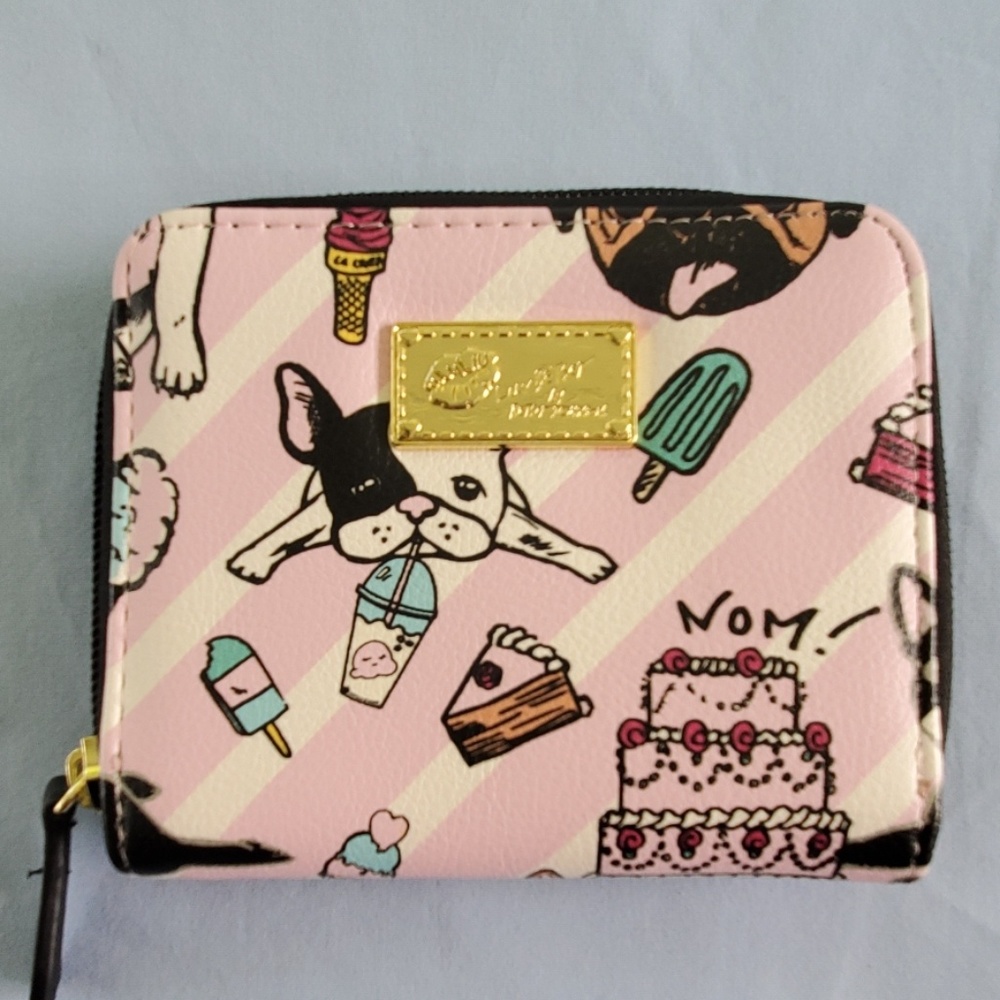 Luv Betsey by Betsey Johnson small pug wallet